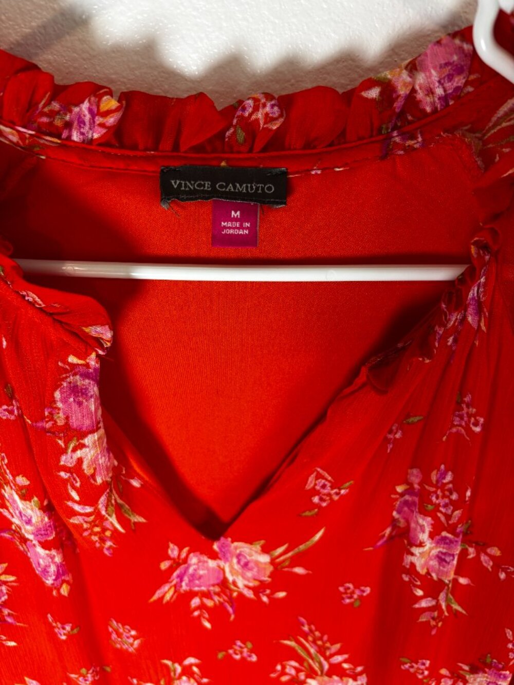 Vince Camuto  Orange Midi Dress Size M - Picture 3 of 4